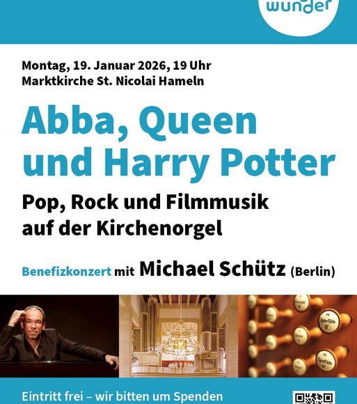 Abba und Queen auf der Orgel Orgelkonzert